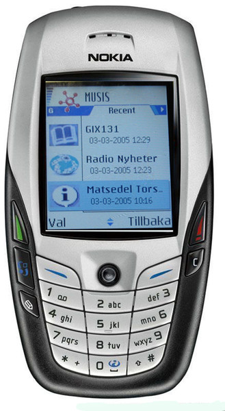 Nokia 6600 Single SIM Grau Smartphone