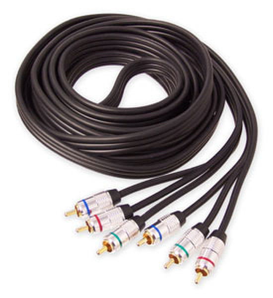 Sigma Component Video - 5M 5м Черный компонентный (YPbPr) видео кабель