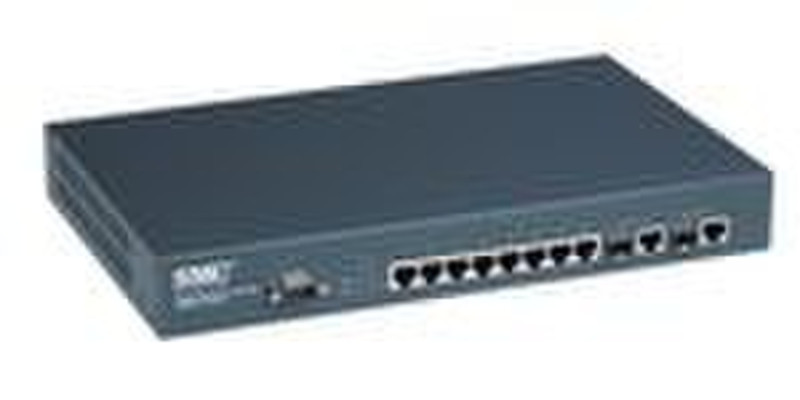 SMC SMC6110L2 gemanaged Energie Über Ethernet (PoE) Unterstützung Schwarz Netzwerk-Switch
