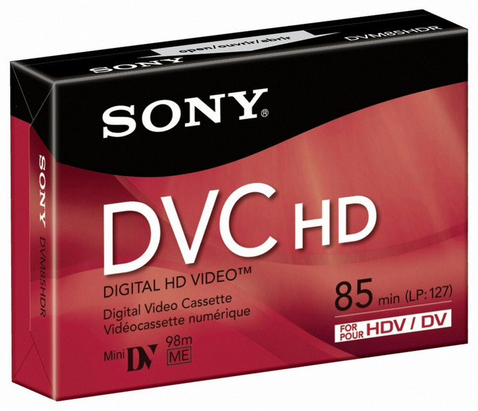 Sony DVC 85 min HD MiniDV blank video tape