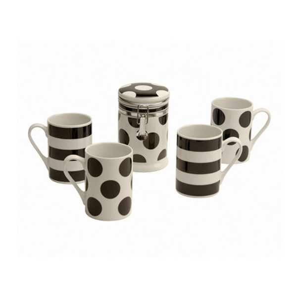 Typhoon Black Polka Dot Tea For All Set cup/mug