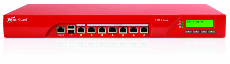 WatchGuard XTM 525 1U 2500Mbit/s Firewall (Hardware)