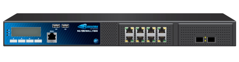 Barracuda Networks NG Firewall F800 1U 10000Мбит/с аппаратный брандмауэр