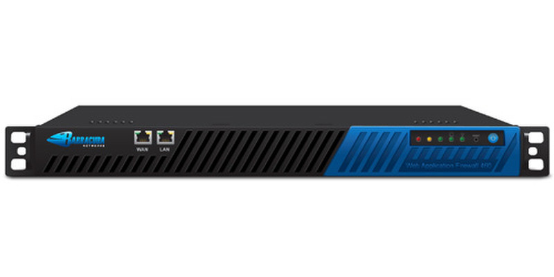 Barracuda Networks Web Application Firewall 360 1U 25Mbit/s hardware firewall