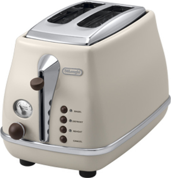 DeLonghi CTOV2003.BG 2slice(s) 900W Beige toaster