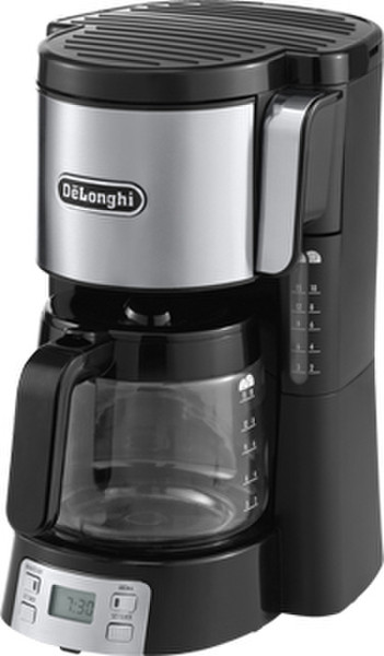 DeLonghi ICM 15250 Drip coffee maker 1.25L 10cups Black,Stainless steel coffee maker