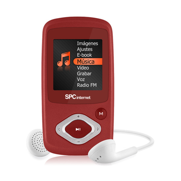 SPC 8228R MP4 4ГБ Красный MP3/MP4-плеер