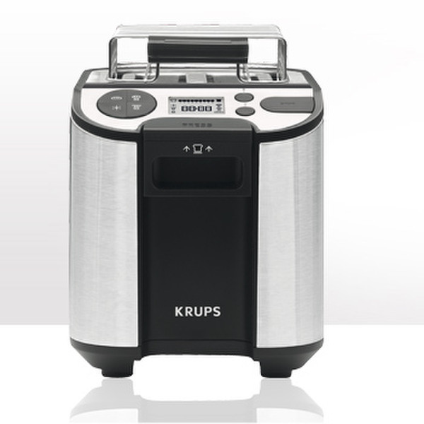 Krups YY8302FD 1100W Black,Stainless steel toaster