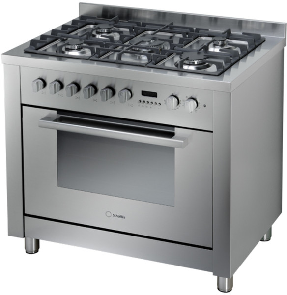 Scholtes CP 956 G Отдельностоящий Gas hob C Нержавеющая сталь