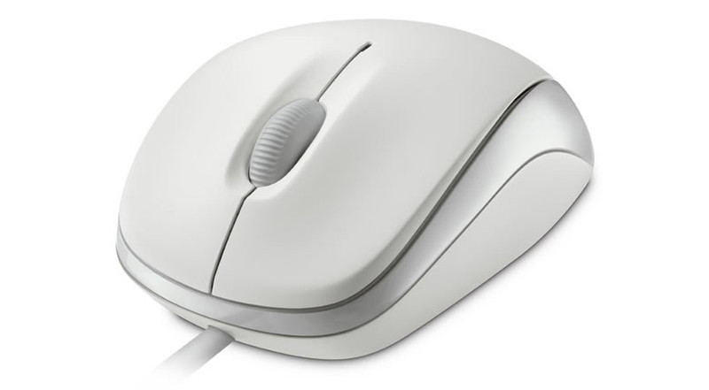 Microsoft Compact Optical Mouse 500 USB Optisch 800DPI Ambidextrös Weiß Maus