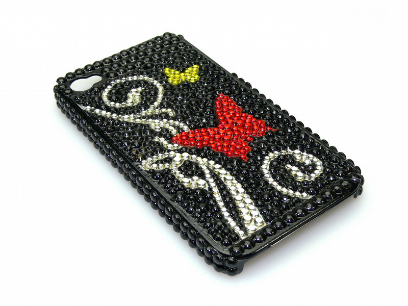 Sandberg Bling Cover 4/4S Red butterfly