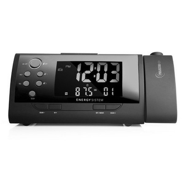 Energy Sistem Clock Radio 230 Time Projector Digital table clock Rechteckig Schwarz