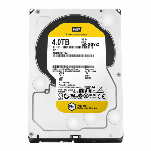 Western Digital WD RE 4TB 4000ГБ Serial ATA III внутренний жесткий диск