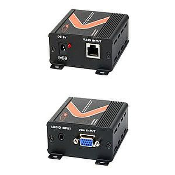 Atlona AT-RGB45SR AV transmitter & receiver Schwarz Audio-/Video-Leistungsverstärker