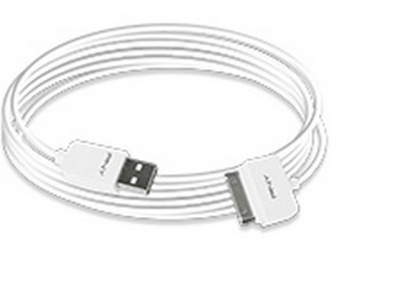 PNY C-UA-AP-W01-06 1.8m White mobile phone cable