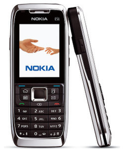 Nokia E51 2Zoll 100g Silber