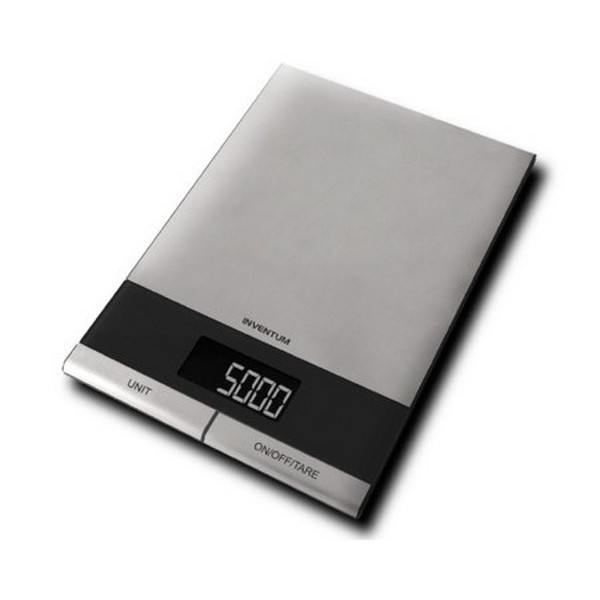 Inventum WS325 Tabletop Rectangle Electronic kitchen scale Black,Silver