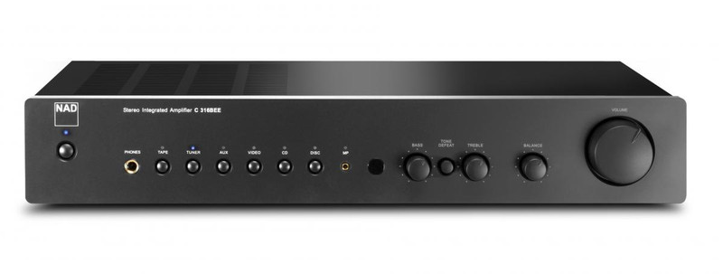 NAD C 316BEE 2.0 home Wired Black audio amplifier