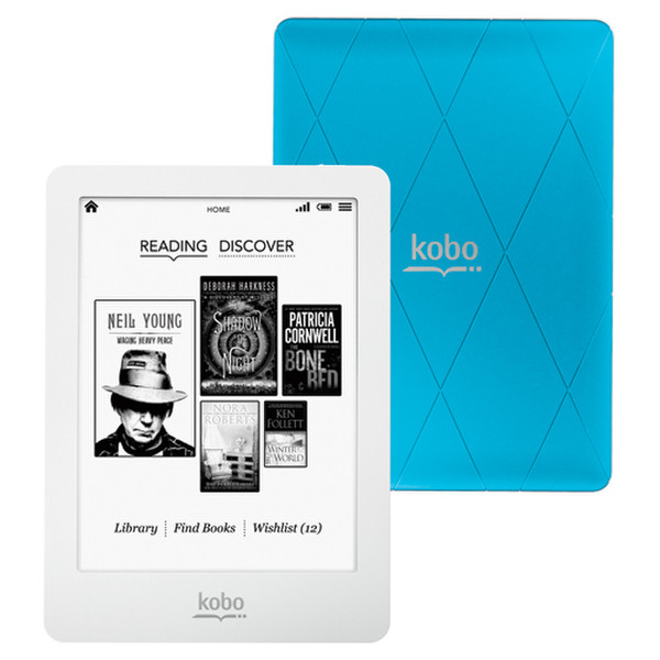 Kobo Glo 6" Сенсорный экран 2ГБ Wi-Fi Синий электронная книга