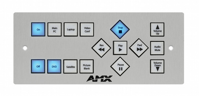 AMX SP-16-AX-TR-UK press buttons Beige remote control