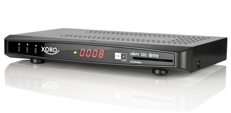 Xoro HRS 8810Hbb+ Ethernet (RJ-45),Satellite Full HD Black TV set-top box