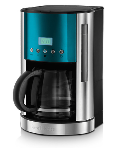 Russell Hobbs Jewels Drip coffee maker 1.8L 12cups Black,Blue,Stainless steel