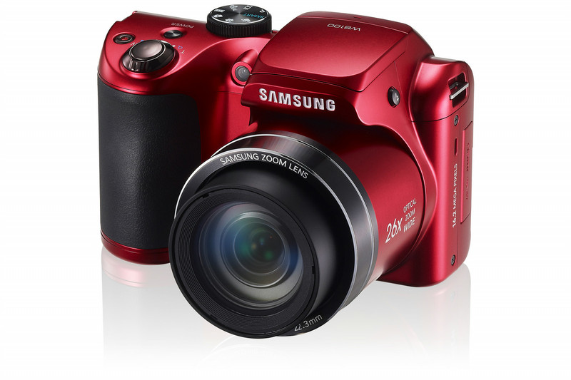 Samsung WB WB100 16.2MP CCD 4608 x 3456pixels Red