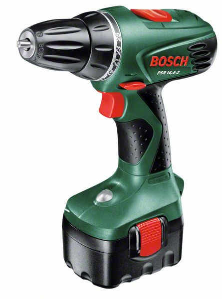 Bosch PSR 14.4-2 Дрель с рукояткой пистолетного типа Литий-ионная (Li-Ion) 1750г Черный, Зеленый