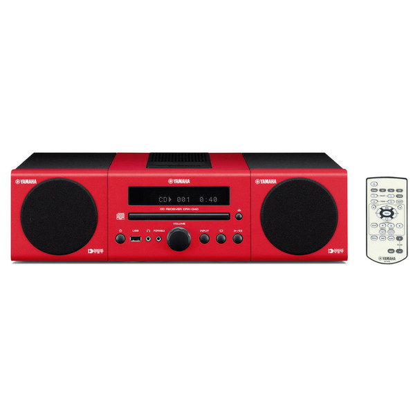 Yamaha MCR-040 Mini set 30W Red