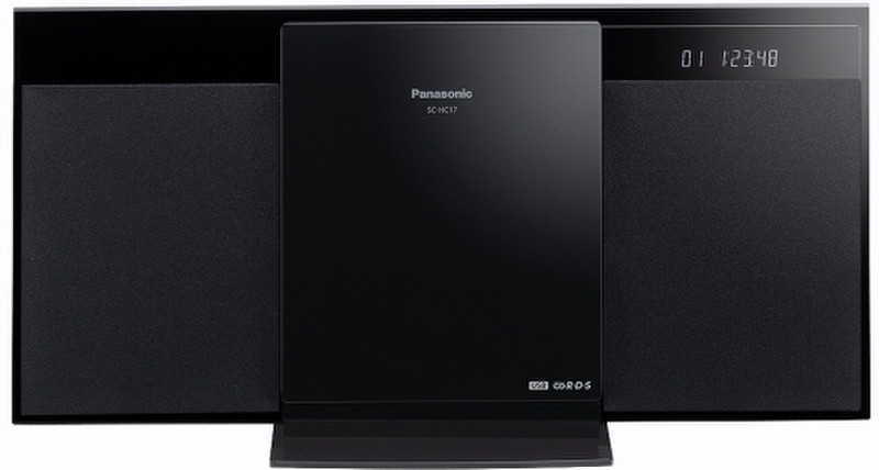 Panasonic SC-HC17EC-K 10W Black home audio set