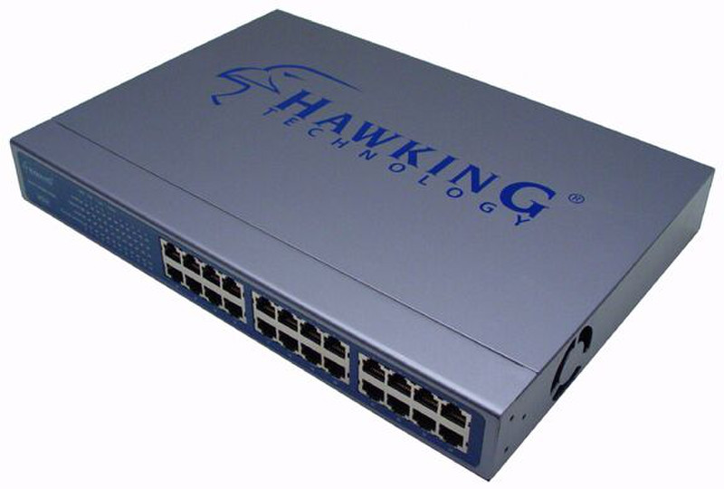 Hawking Technologies 24-Port 10/100M Rack Mount Switch 1U