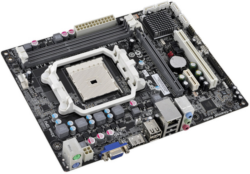 ECS Elitegroup A55F-M4 AMD A55 Socket FT1 BGA Micro ATX Motherboard