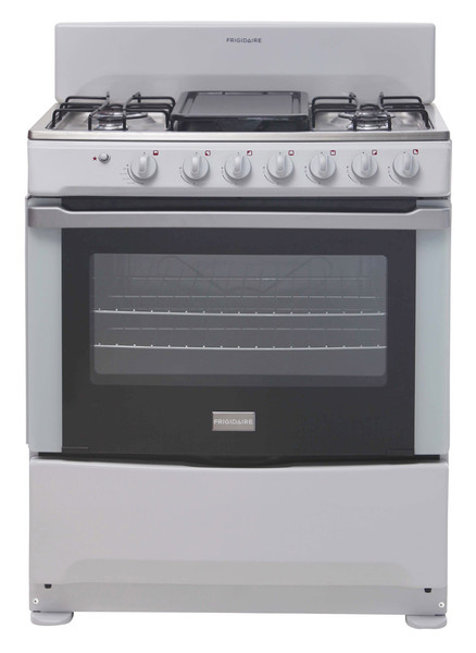 Frigidaire FKGA30B4MBJW Отдельностоящий Gas hob Белый кухонная плита