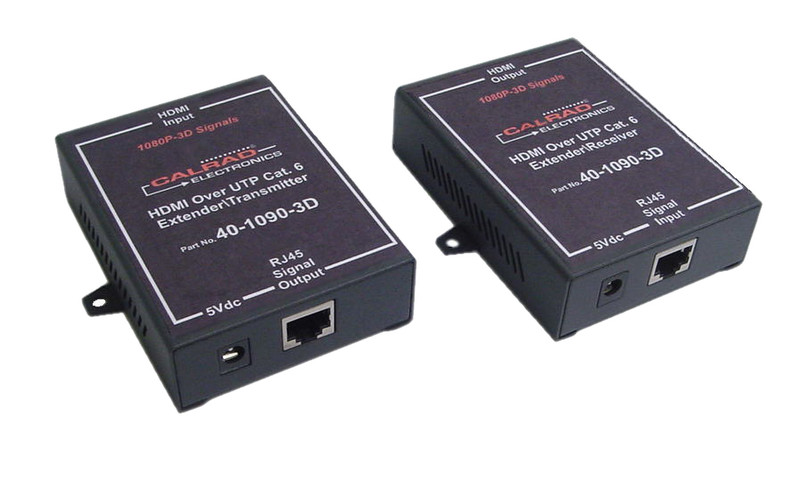 Calrad Electronics 40-1090-3D AV transmitter & receiver Черный АВ удлинитель