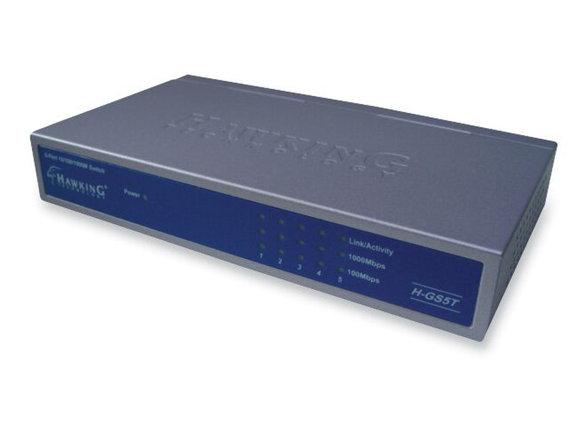 Hawking Technologies 5-Port 10/100/1000Mbps Gigabit Switch
