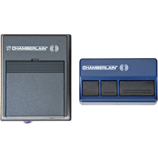Chamberlain Universal Remote Control Replacement Kit 955D press buttons Black,Grey remote control