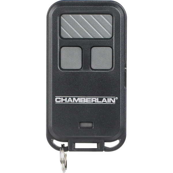 Chamberlain Garage Door System Keychain Remote 956EV Нажимные кнопки Черный, Серый пульт дистанционного управления