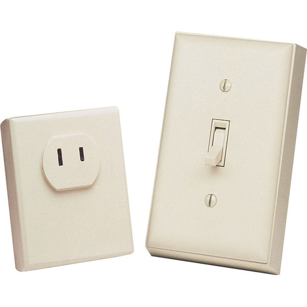 Chamberlain Wireless Switch Outlet push buttons Cream remote control