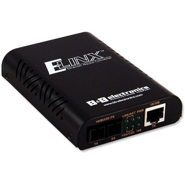 B&B Electronics EIS-S-SC 100Mbit/s Single-mode network media converter