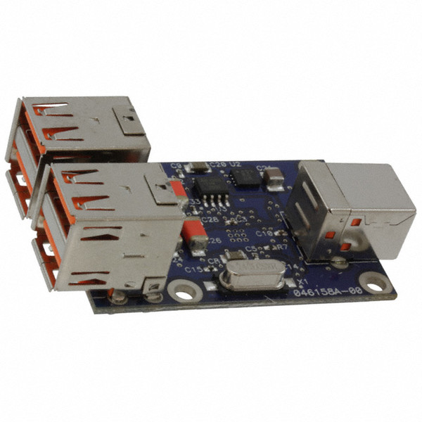 B&B Electronics USBHUB4OEM 480Mbit/s Blue,Metallic,Orange interface hub