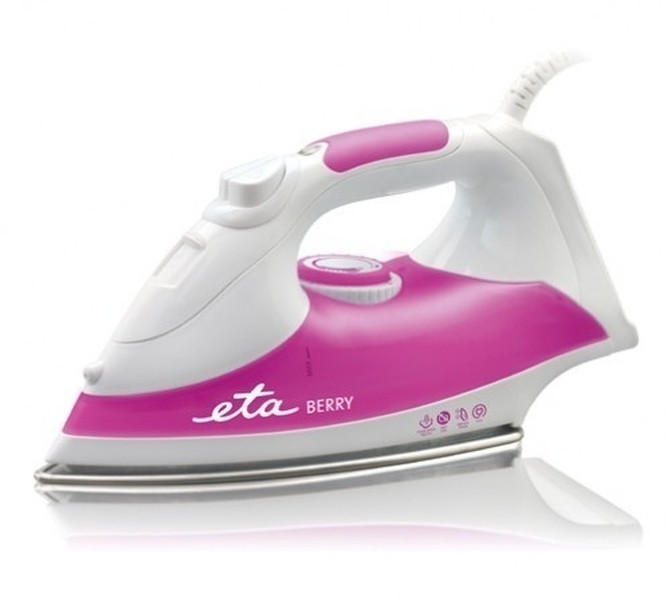 Eta Berry Dry & Steam iron Stainless Steel soleplate 2100W Lilac,White