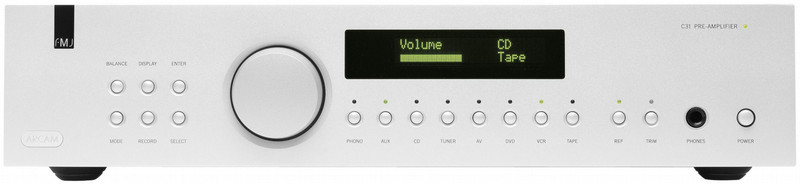 Arcam C31 home Wired Silver audio amplifier