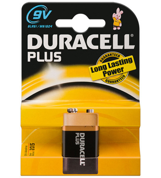 Wentronic 6LR61 9V Duracell Plus 1-BL Щелочной 9В