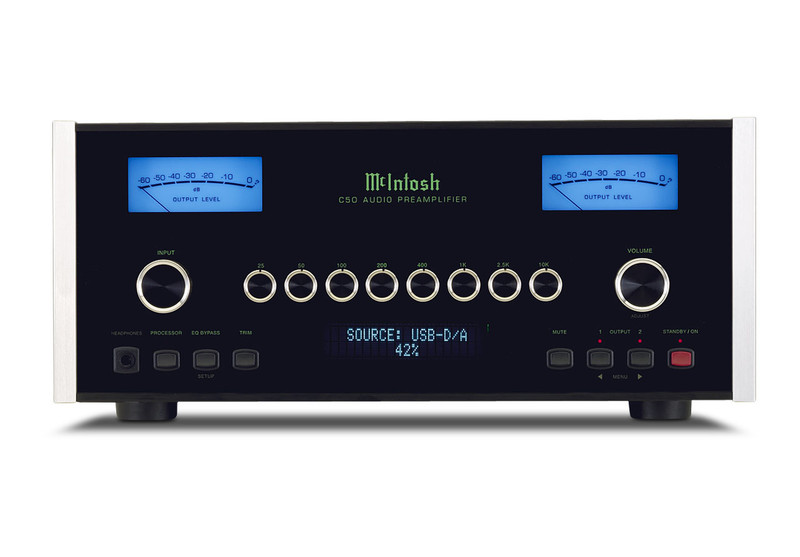 McIntosh C50 2.0 Дома Проводная Черный усилитель звуковой частоты