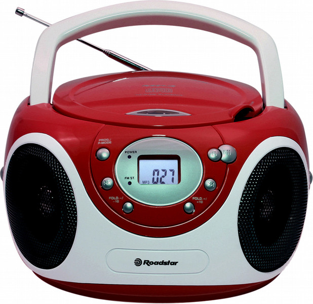 Roadstar CDR-4230MP Аналоговый 3Вт Серый, Красный CD радио