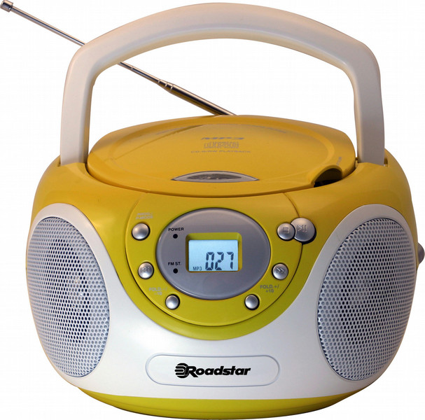 Roadstar CDR-4230MP Аналоговый 3Вт Серый, Желтый CD радио