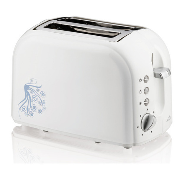 Eta 615890000 2slice(s) 870W Weiß Toaster