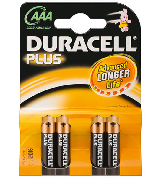 Wentronic LR03 Duracell Plus 4-BL Щелочной 1.5В