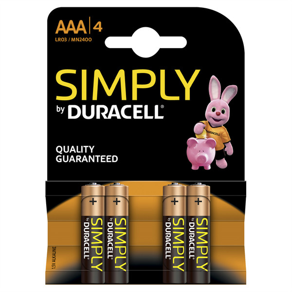 Duracell LR03 4-BL Simply Щелочной 1.5В