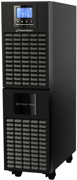 BlueWalker PowerWalker VFI 6000C LCD 6000VA Tower Black uninterruptible power supply (UPS)